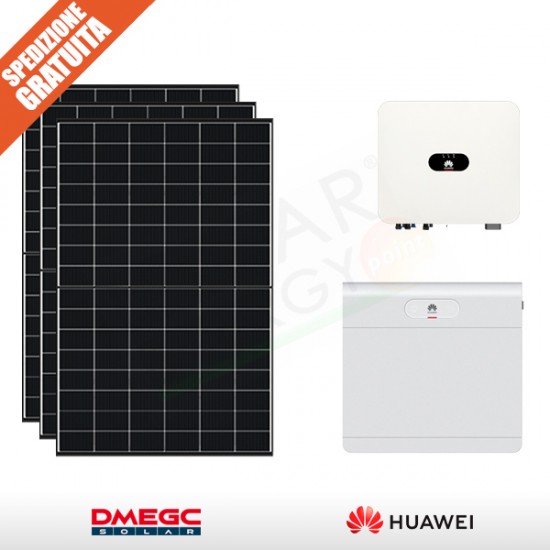 KIT FOTOVOLTAICO 6.4 KW DMEGC – HUAWEI CON ACCUMULO 7 KWH
