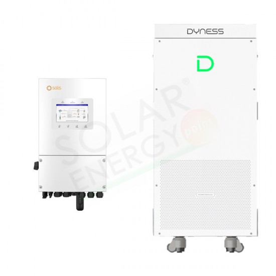 KIT ACCUMULO SOLIS DYNESS – INVERTER S6-EH1P5K-L-PLUS 5 KW E BATTERIA POWERBRICK-PLUS 16.07 KWH