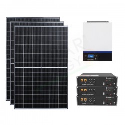 KIT FOTOVOLTAICO OFF-GRID 3.8 KW 24V CON BATTERIE LITIO 8.52 KWH