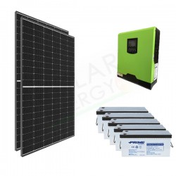 KIT FOTOVOLTAICO OFF-GRID 820 W 24V CON BATTERIE AGM 1000 AH KIT FOTOVOLTAICO OFF-GRID 820 W 24V CON BATTERIE AGM 1000 AH