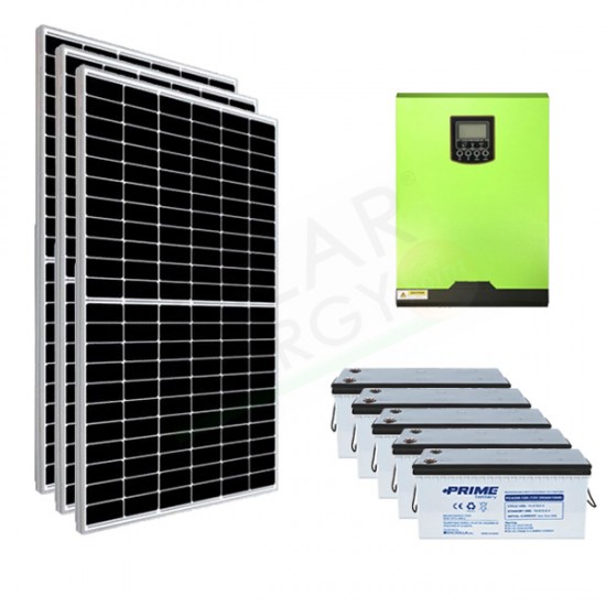 KIT FOTOVOLTAICO OFF-GRID 4 KW 48V CON BATTERIE AGM 1000AH KIT FOTOVOLTAICO OFF-GRID 4 KW 48V CON BATTERIE AGM 1000AH