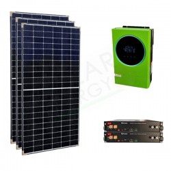 KIT FOTOVOLTAICO OFF-GRID 5 KW 48V CON BATTERIE LITIO 4.8 KWH