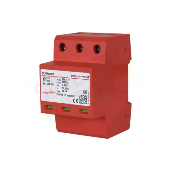 DEHN DEHNGUARD DG-YPV-SCI-600 – LIMITATORE DI SOVRATENSIONE DC MULTIPOLARE 600V 40KA