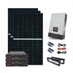 KIT FOTOVOLTAICO OFF-GRID 6.0 KW 48V CON BATTERIE LITIO 4.8 KWH