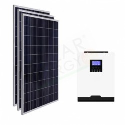 KIT FOTOVOLTAICO OFF-GRID 400 W 12V CON BATTERIA AGM 100 AH