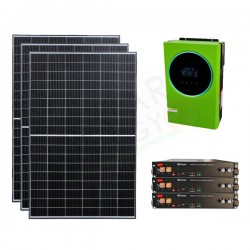 KIT FOTOVOLTAICO OFF-GRID 4.3 KW 48V CON BATTERIE LITIO 7.2 KWH