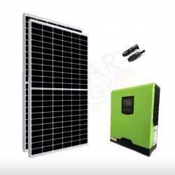 KIT FOTOVOLTAICO OFF-GRID 400 W 12V CON BATTERIA AGM 200 AH