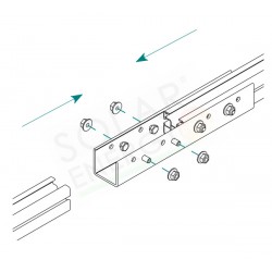 ELEMENTO DI GIUNZIONE LONGHERONE 45X45 MM