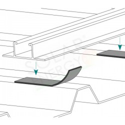 NASTRO GUARNIZIONE IMPERMEABILIZZANTE IN BUTILENE PER FISSAGGIO FOTOVOLTAICO