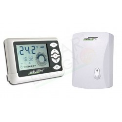 ECODHOME KIT CRONOTERMOSTATO WIRELESS DA PARETE WMTE-701 E CENTRALINA