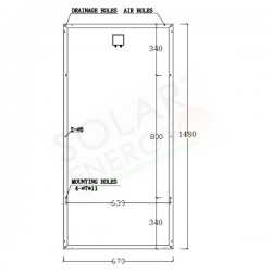 MODULO FOTOVOLTAICO ES200MS MONOCRISTALLINO 200W 23V