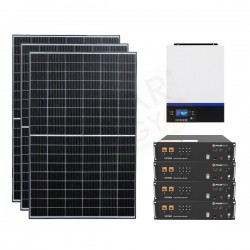 KIT FOTOVOLTAICO OFF-GRID 3.8 KW 24V CON BATTERIE LITIO 11.36 KWH