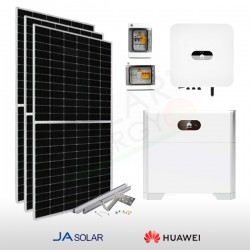 KIT FOTOVOLTAICO 3 KW JA SOLAR – HUAWEI CON ACCUMULO 5 KWH (COMPLETO)	