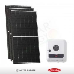 KIT FOTOVOLTAICO 4 kW EUROPEO MEYER BURGER – FRONIUS PREDISPOSTO PER ACCUMULO