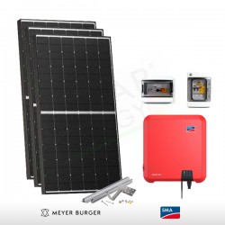 KIT FOTOVOLTAICO 6 KW MEYER BURGER – SMA (COMPLETO)