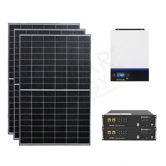 KIT FOTOVOLTAICO OFF-GRID 3.8 KW 24V CON BATTERIE LITIO 5.68 KWH KIT FOTOVOLTAICO OFF-GRID 3.8 KW 24V CON BATTERIE LITIO 5.68 KWH
