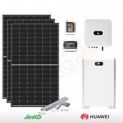 KIT FOTOVOLTAICO 6.2 KW JINKO – HUAWEI CON ACCUMULO DA 10 KWH (COMPLETO)