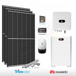 KIT FOTOVOLTAICO 6.3 KW TRINA SOLAR – HUAWEI CON ACCUMULO 10 KWH E STAZIONE DI RICARICA 7 KW (COMPLETO)