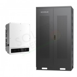 KIT ACCUMULO COMMERCIALE GOODWE – INVERTER GW50K-ET-10 50 KW CON ACCUMULO LYNX C DA 101 A 156 KWH