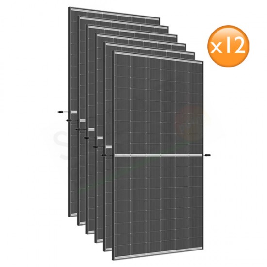 SET 12 MODULI FOTOVOLTAICI TRINA SOLAR VERTEX S+ TSM-510NEG18R.28 MONOCRISTALLINI 510 W – TOT. 6.1 KW SET 12 MODULI FOTOVOLTAICI TRINA SOLAR VERTEX S+ TSM-510NEG18R.28 MONOCRISTALLINI 510 W – TOT. 6.1 KW
